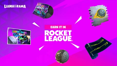 Fortnite llama rama rocket league rewards