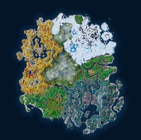 Fortnite map wilds season 3