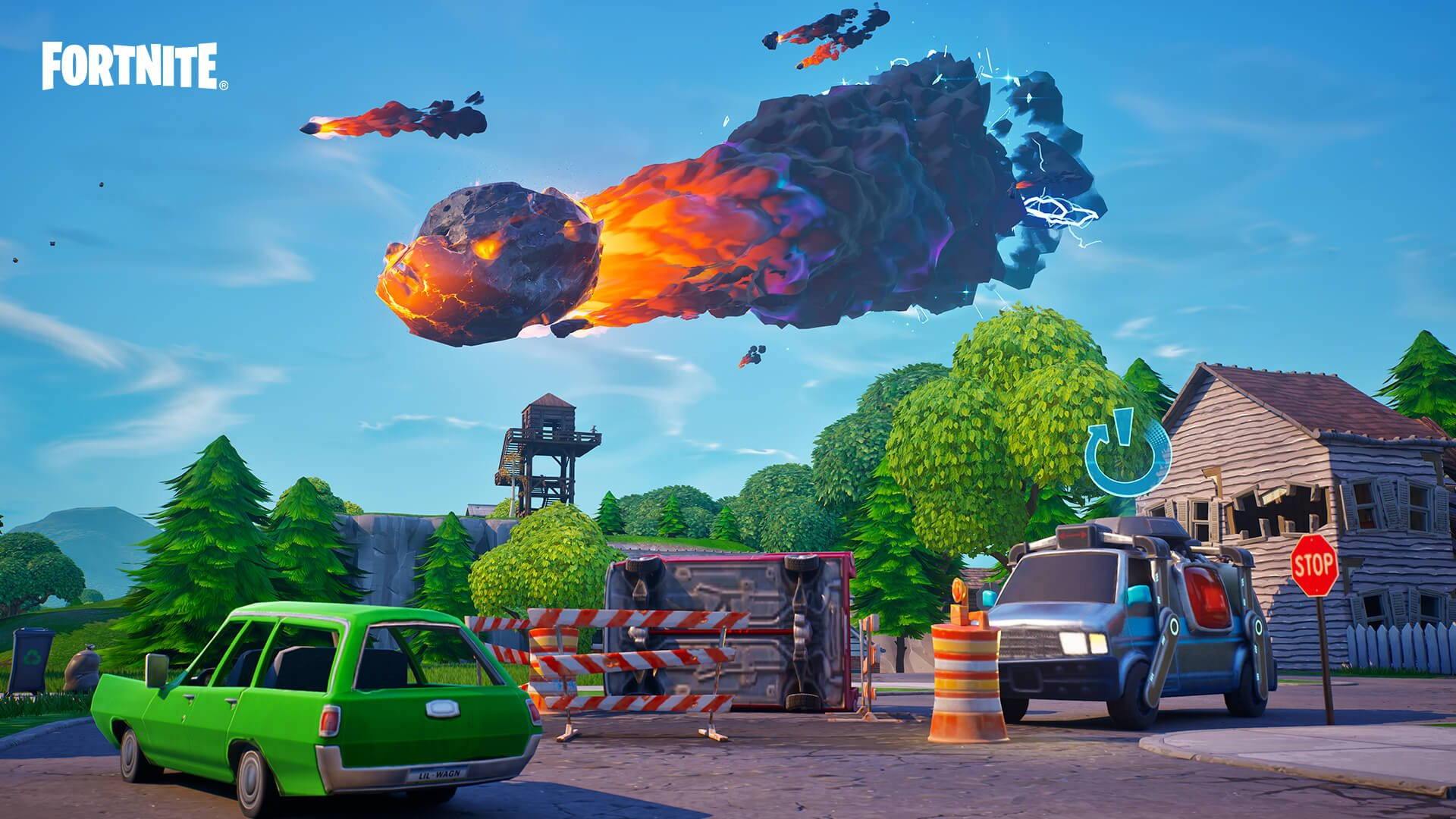 fortnite og season x meteor