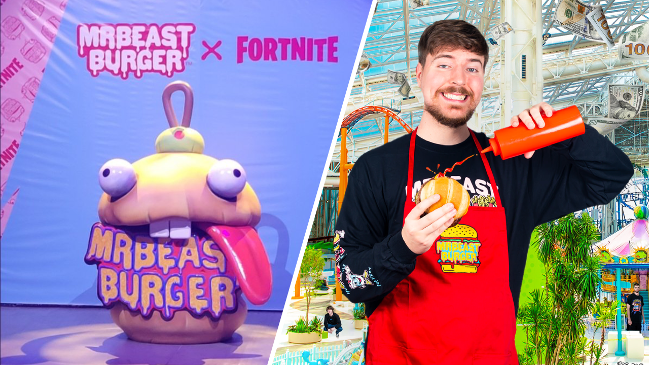 fortnite mrbeast burger