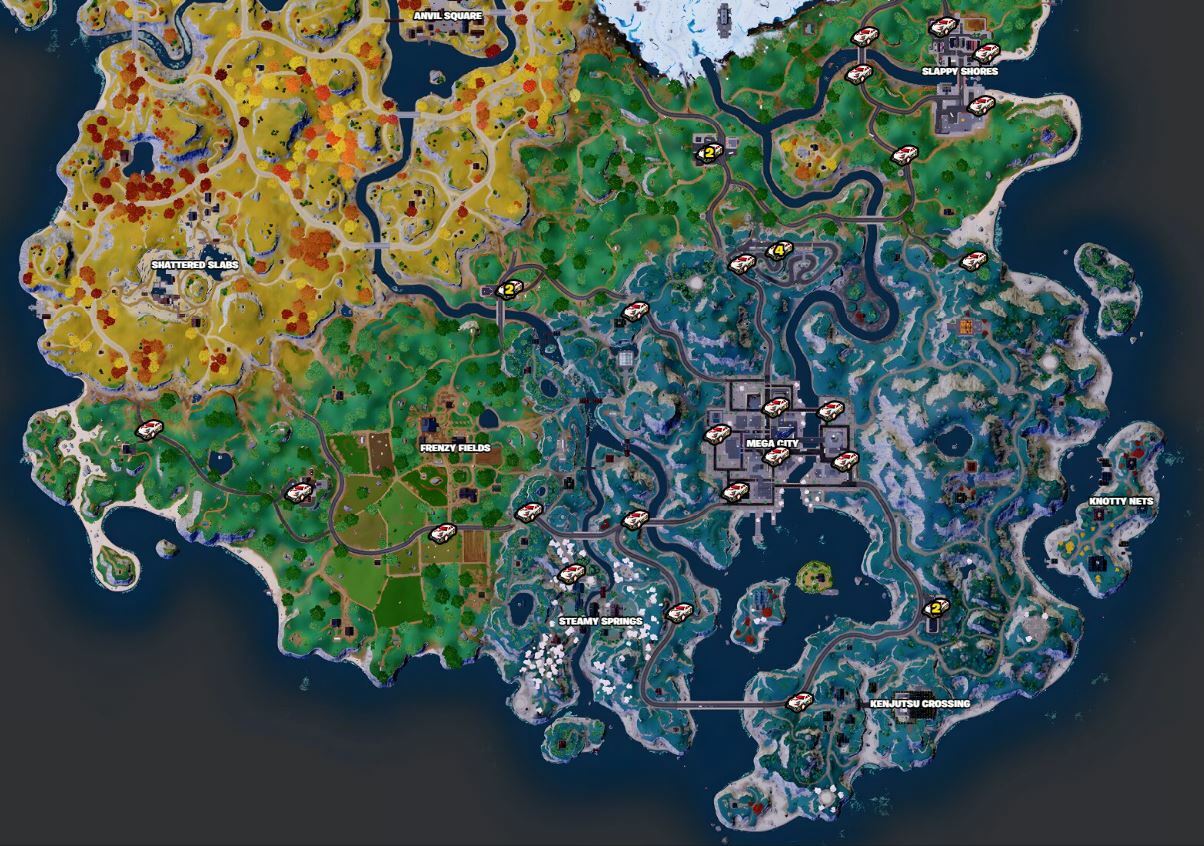 Fortnite nitro drifter locations