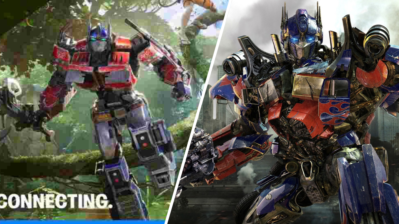 Fortnite Optimus prime Transformers Crossover