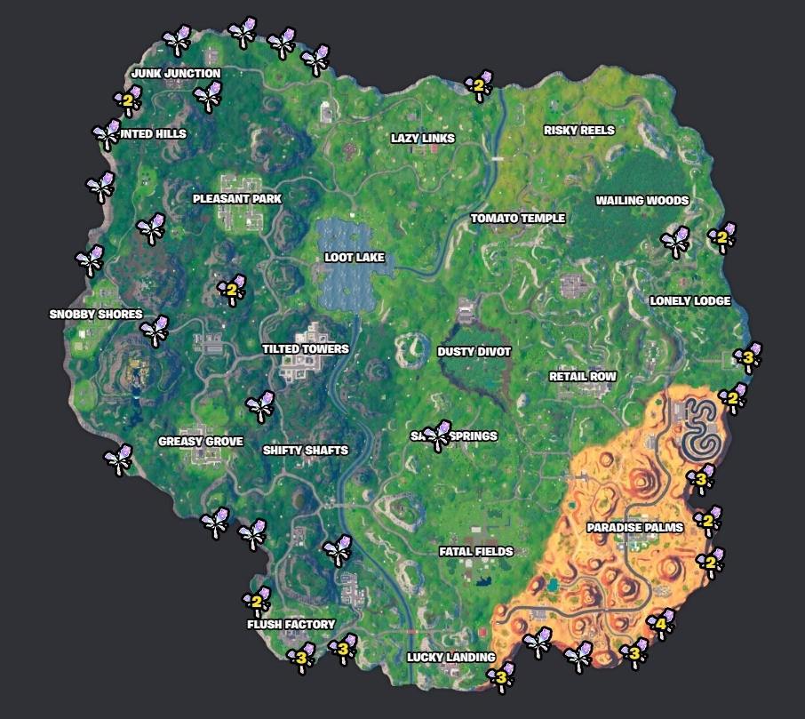 Fortnite rift locations chapter 4 season og