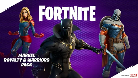 Fortnite royalty warriors pack black panther