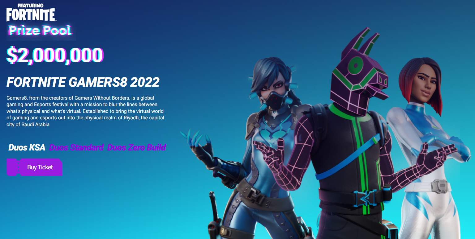 Fortnite saudi arabien 2m dollar turnier