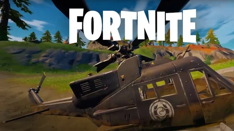 Fortnite schwarzer helikopter