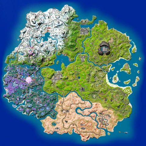 Fortnite season 3 map