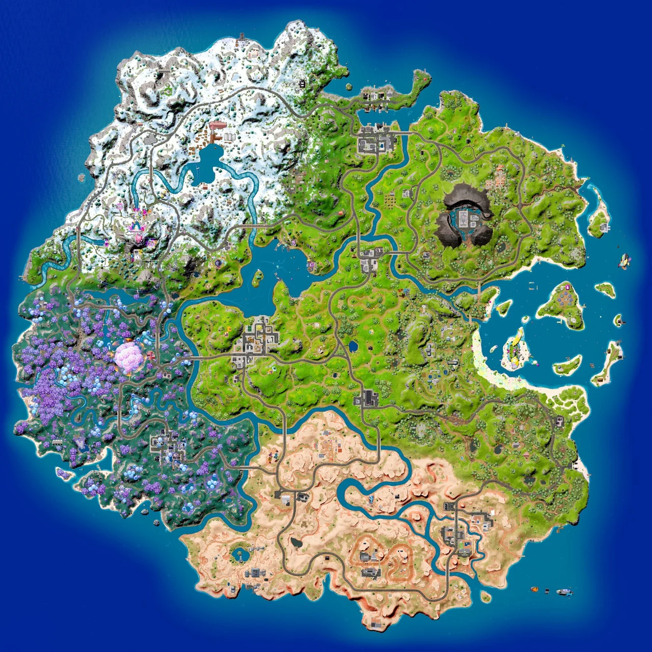 Fortnite Chapter 3 Season 3 map