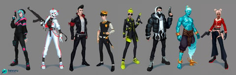 Fortnite season 6 skins concept art