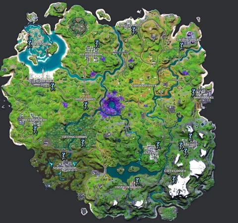 Fortnite season 7 video camera locations quest all