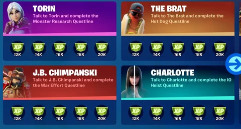 Fortnite season 8 week1 punch cards