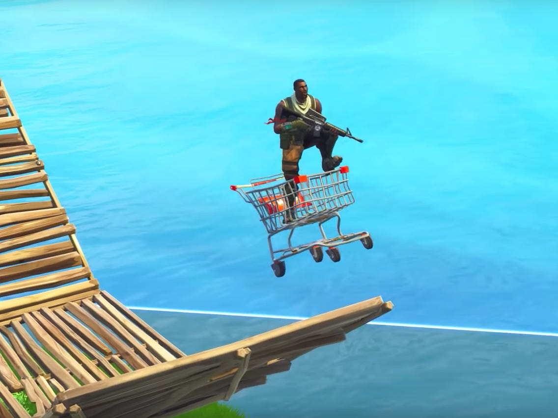 carrito de compras de Fortnite