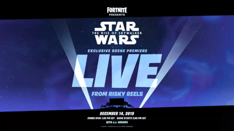 Fortnite star wars special event announcement