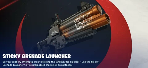 Fortnite sticky grenade launcher
