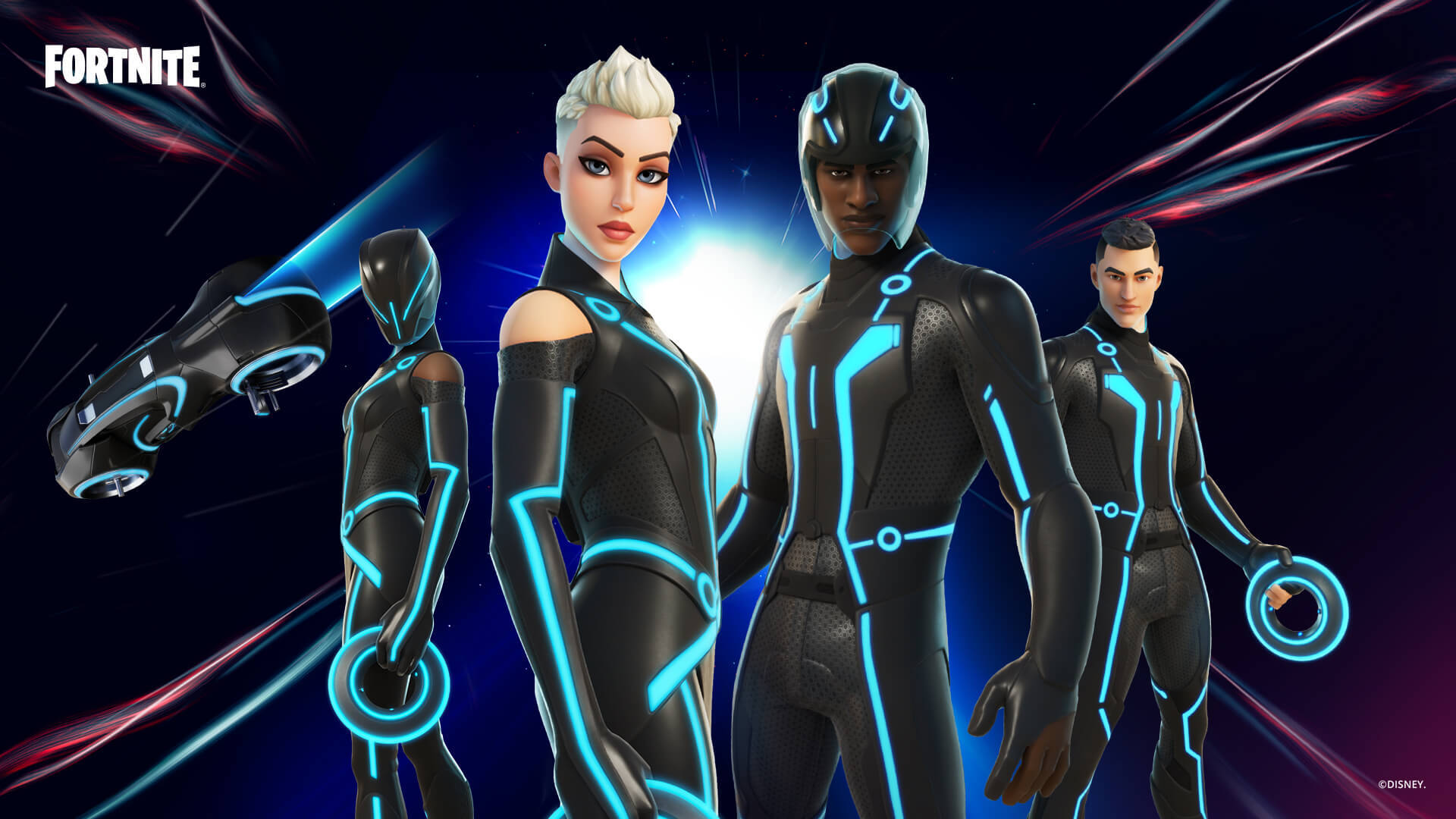 Fortnite tron skins