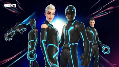 Fortnite tron skins