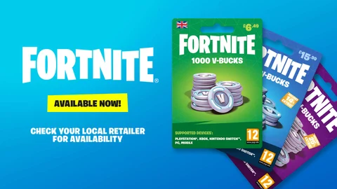 Fortnite v bucks cards