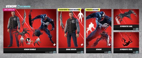 Fortnite venom eddie brock cosmetics