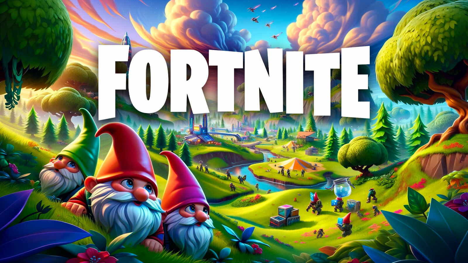 Fortnite where to find hidden gnomes location chapter 4 season og