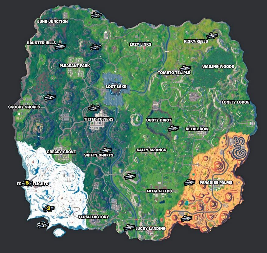 fortnite x4 storming locations og