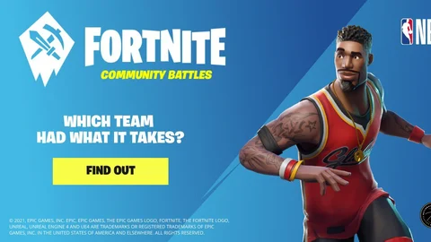 Fortnite x nba community battles