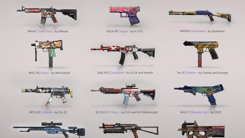 Fracture case skins