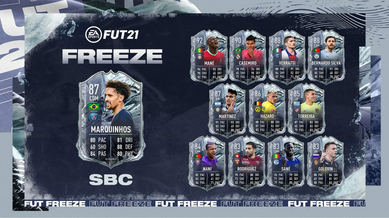 Fut 21 freeze spieler karten marquinhos sbc