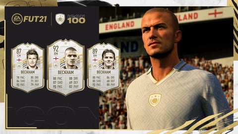 Fut 21 icon david beckham ratings