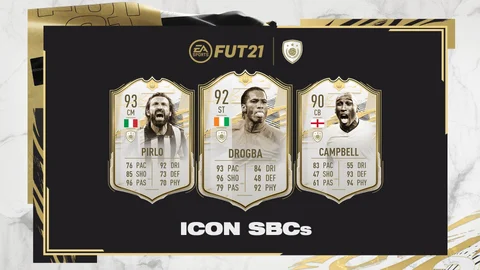 Fut 21 icon moments sbc pirlo drogba campnbell