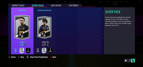 Fut 21 silver packs