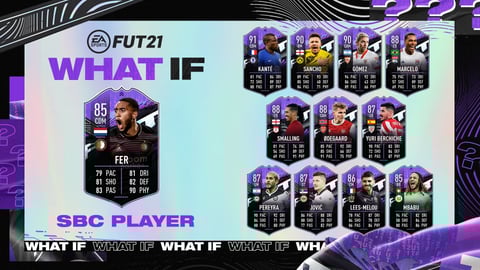Fut 21 what if leroy fer sbc