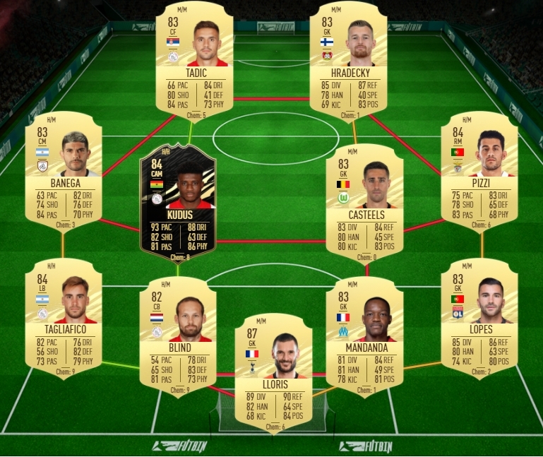 FUT Birthday Wundertüte SBC-Lösung mit Lloris, Casteels und Inform Kudus