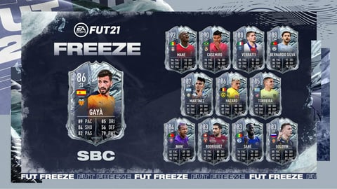 Fut freeze gaya sbc