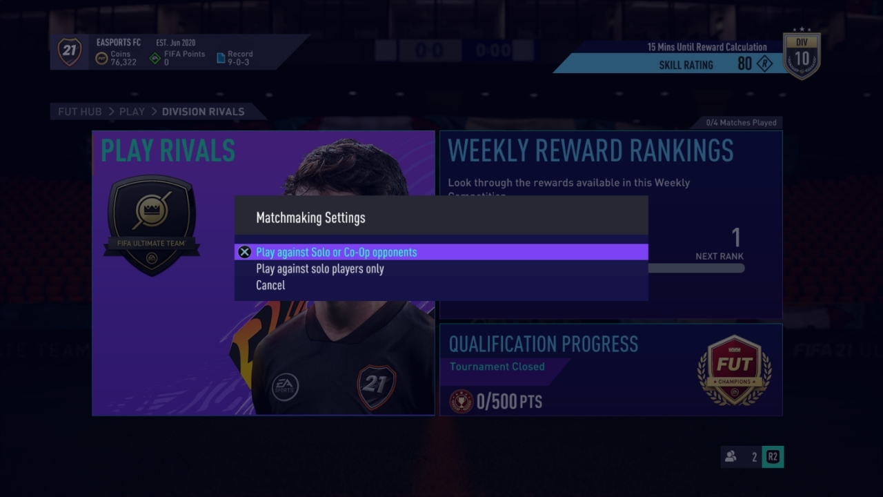 Fut koop fifa 21 optionen