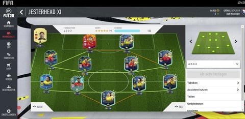 Fut web app