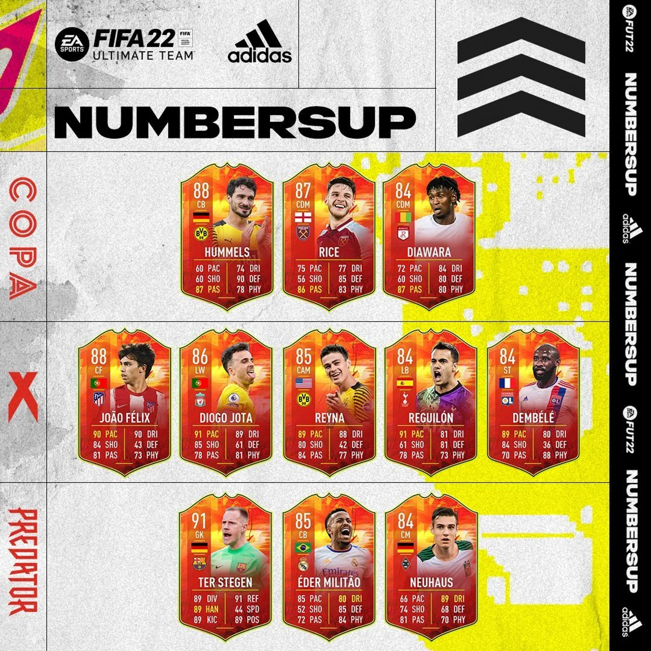 Numbers Up FIFA 22