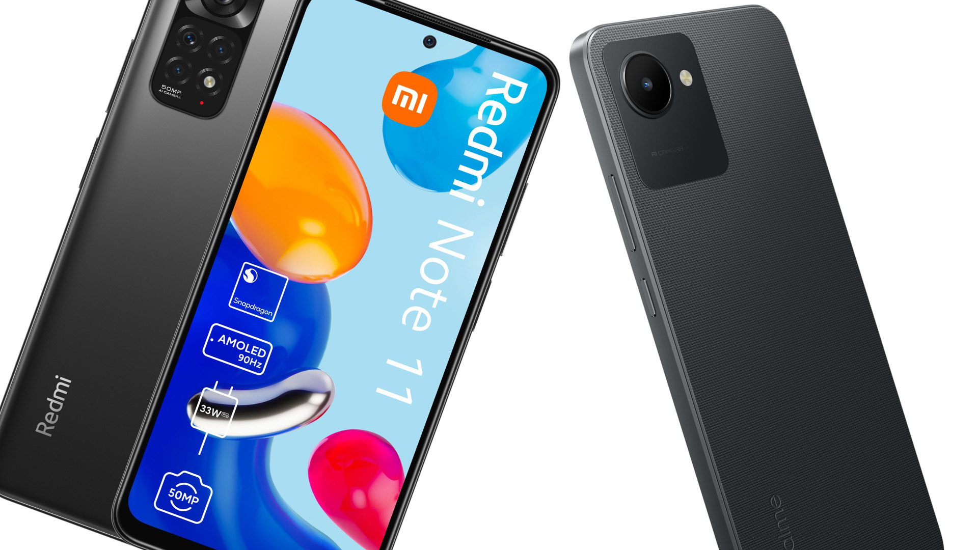 Günstige Smartphones von verschiedenen Herstellern. © Xiaomi, Realme