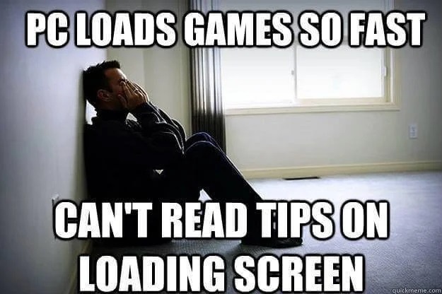 Gamer first World Problems