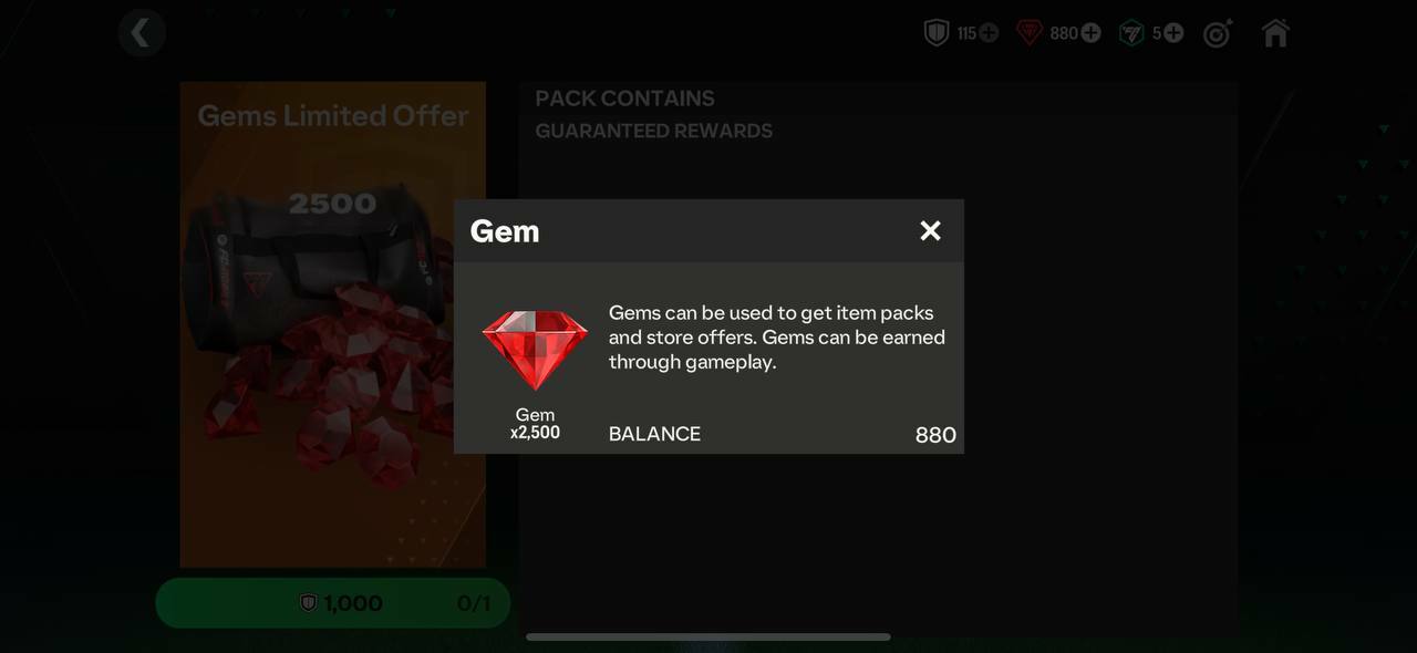 Get gems fc mobile