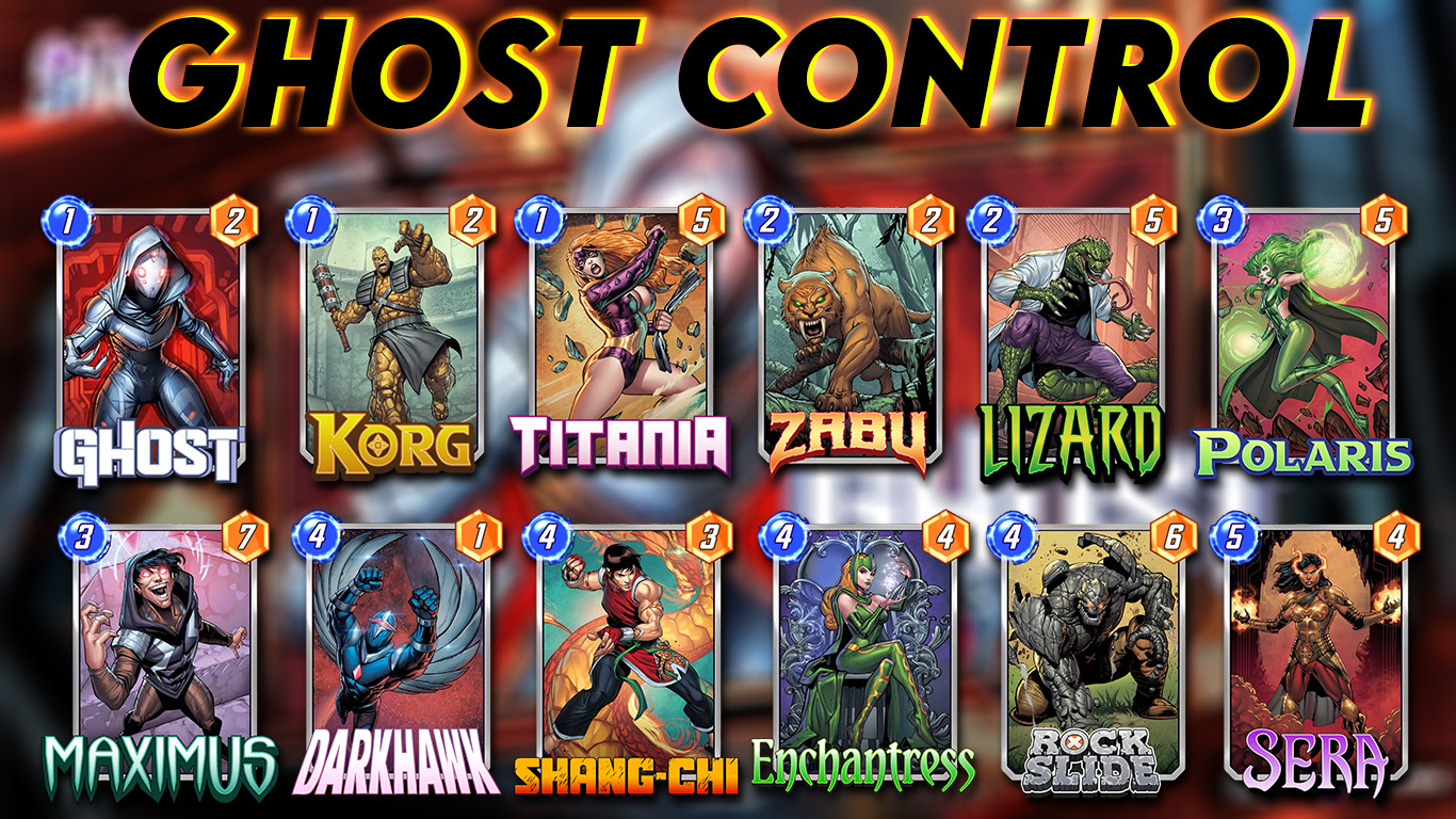 Ghost Control deck profile. | © Marvel