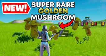 Golden mushroom fortnite