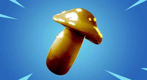 Golden mushroom