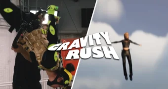 Gravity rush motion capture split