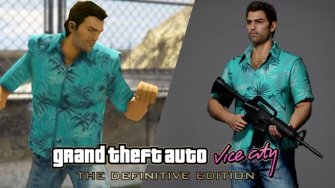 Gta trilogy remaster definitive edition graphics animations