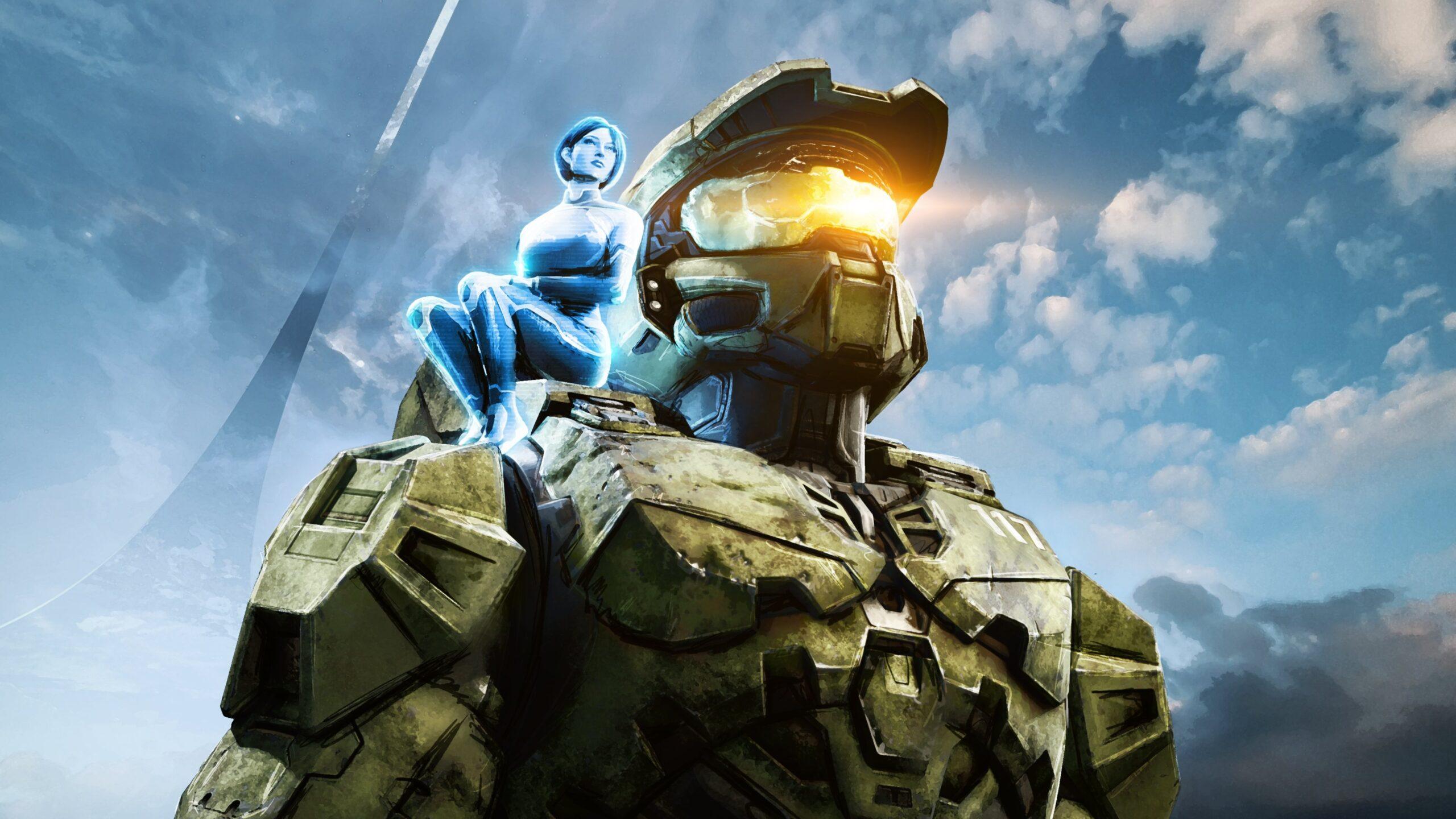 Master Chief and The Weapon in Halo Infinite