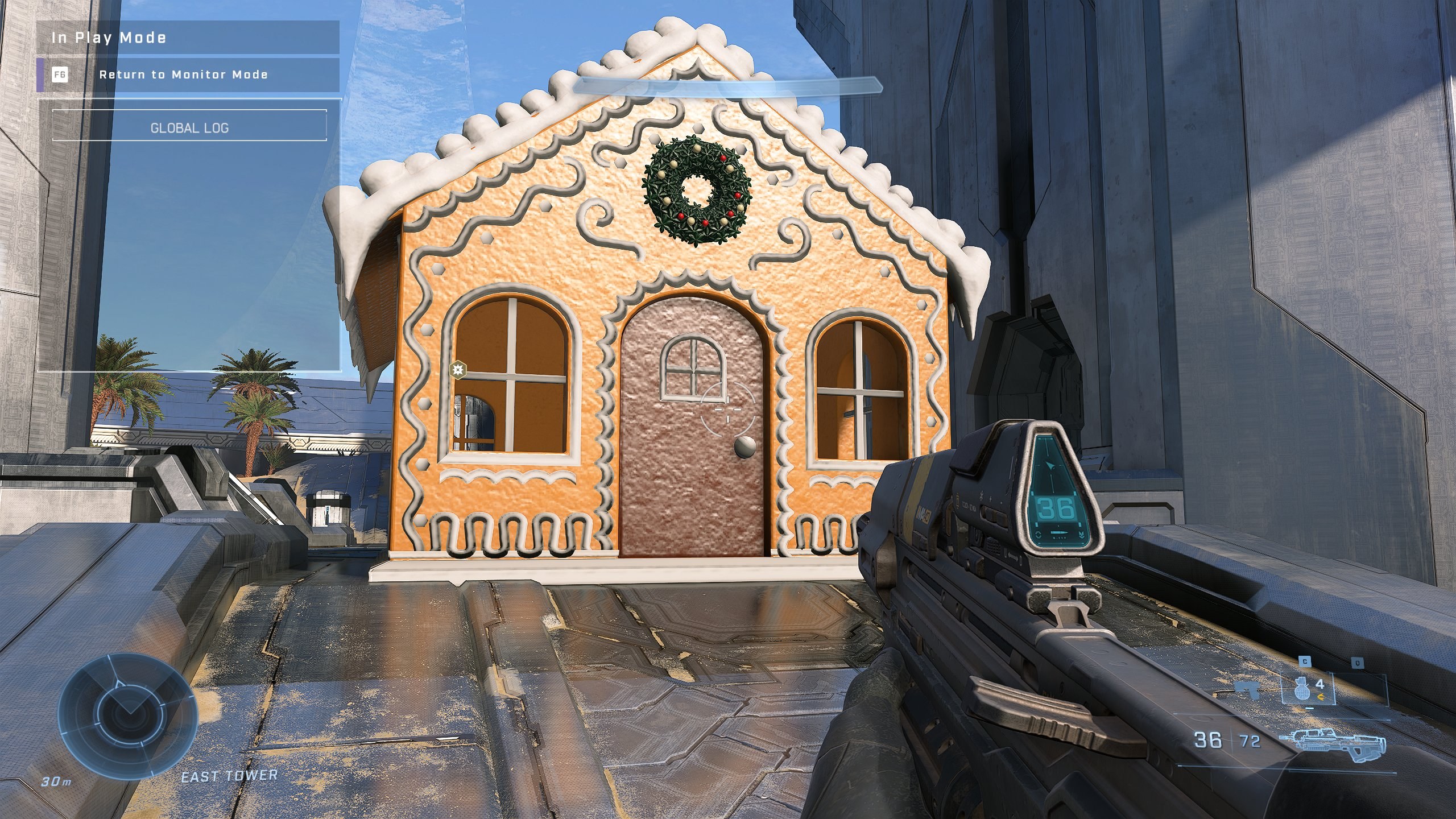Halo infinite forge gingerbread house