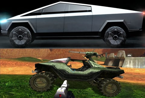 Halo warthog tesla truck