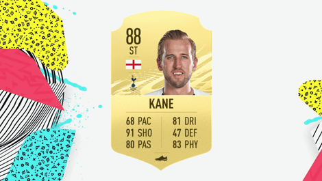 Harry kane fifa 21 card