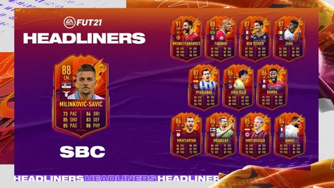 Headliners milinkovic savic sbc