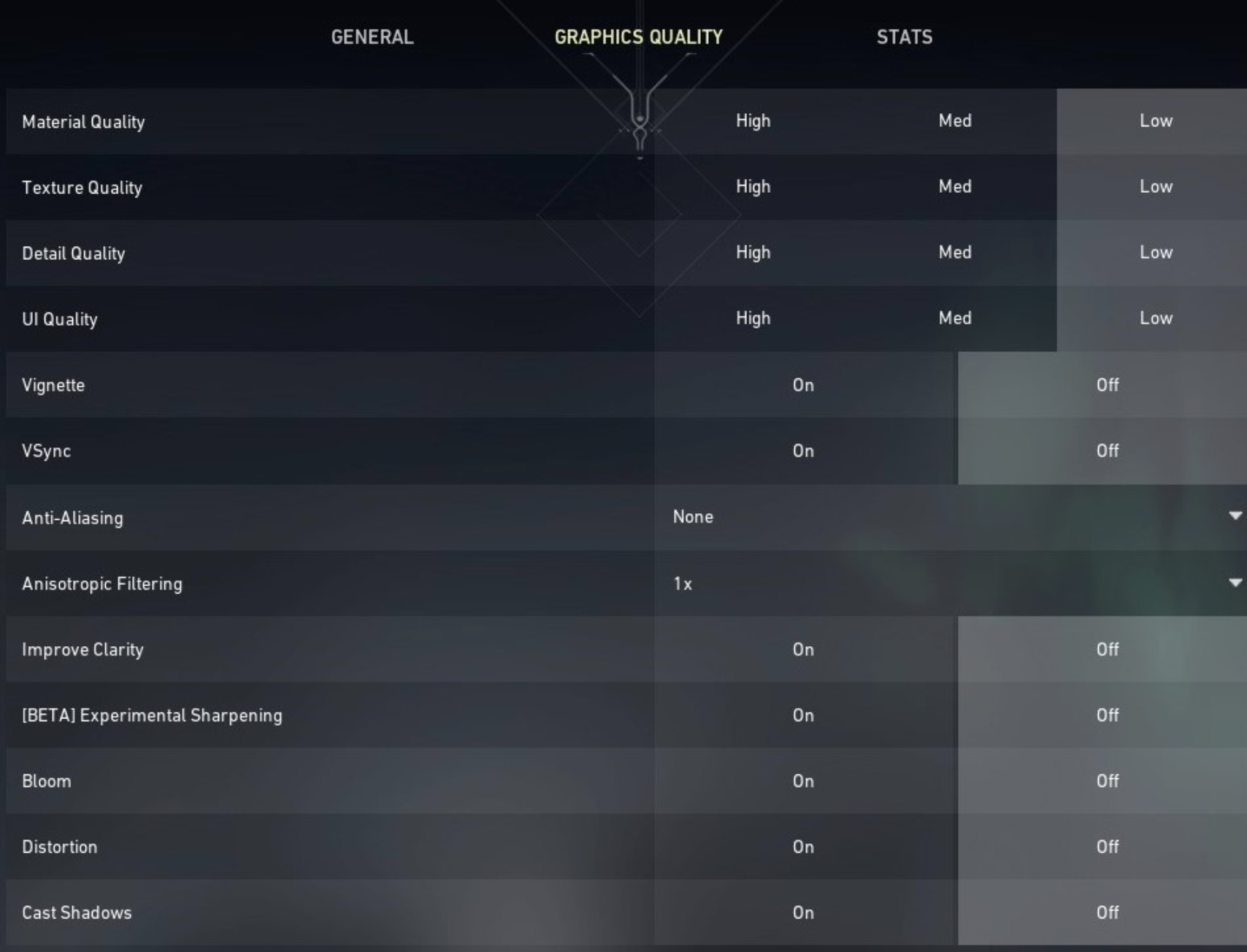 High fps valorant